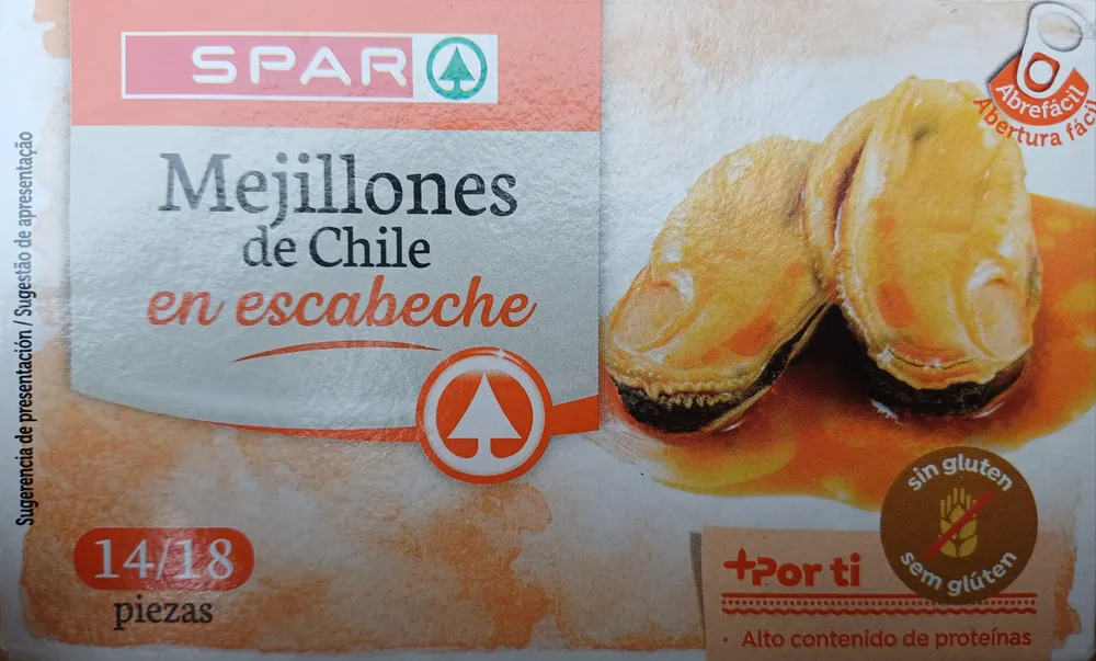 Mejillones de Chile en escabeche