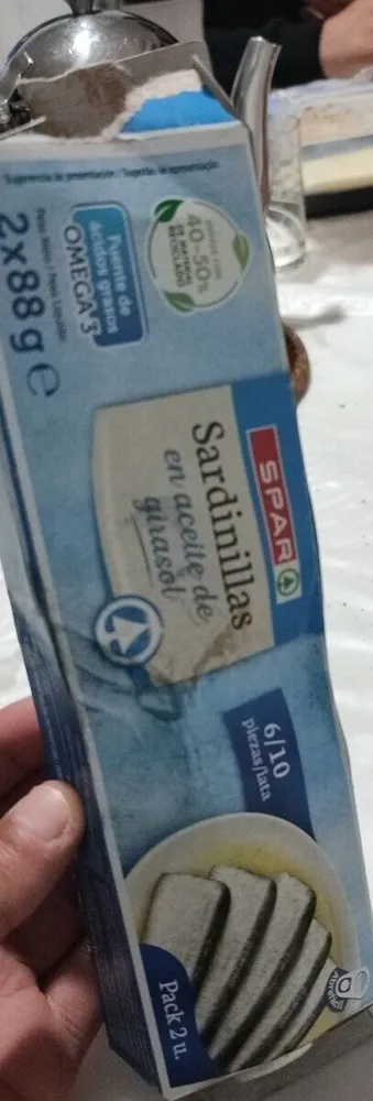 Sardinas en aceite de girasol