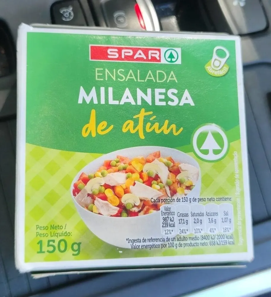 Ensalada milanesa de atun