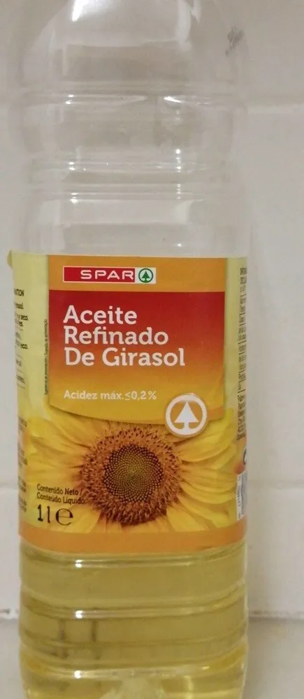 Aceite refinado de girasol