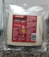 Queso cabra semicurado cortado