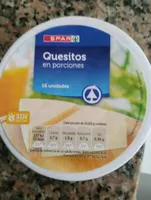 Quesitos en porciones