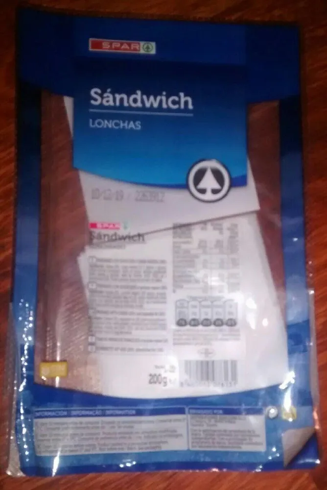 Queso lonchas sándwich