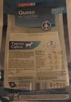 Queso lonchas tierno cabra