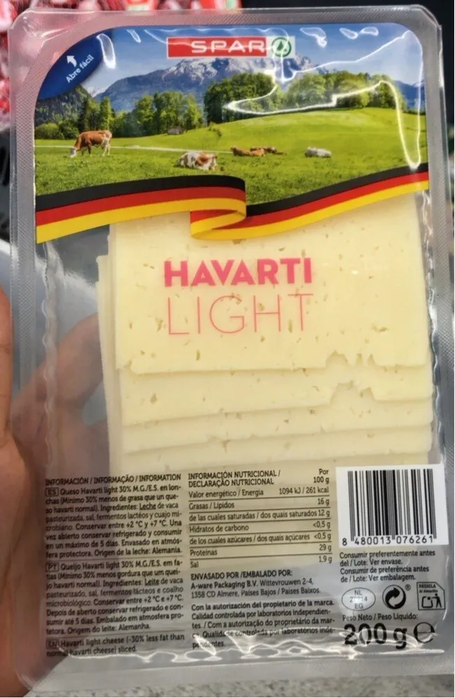 Queso havarti light