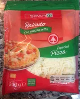 Rallado con Mozzarella pizza