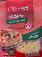 Rallado con mozzarela