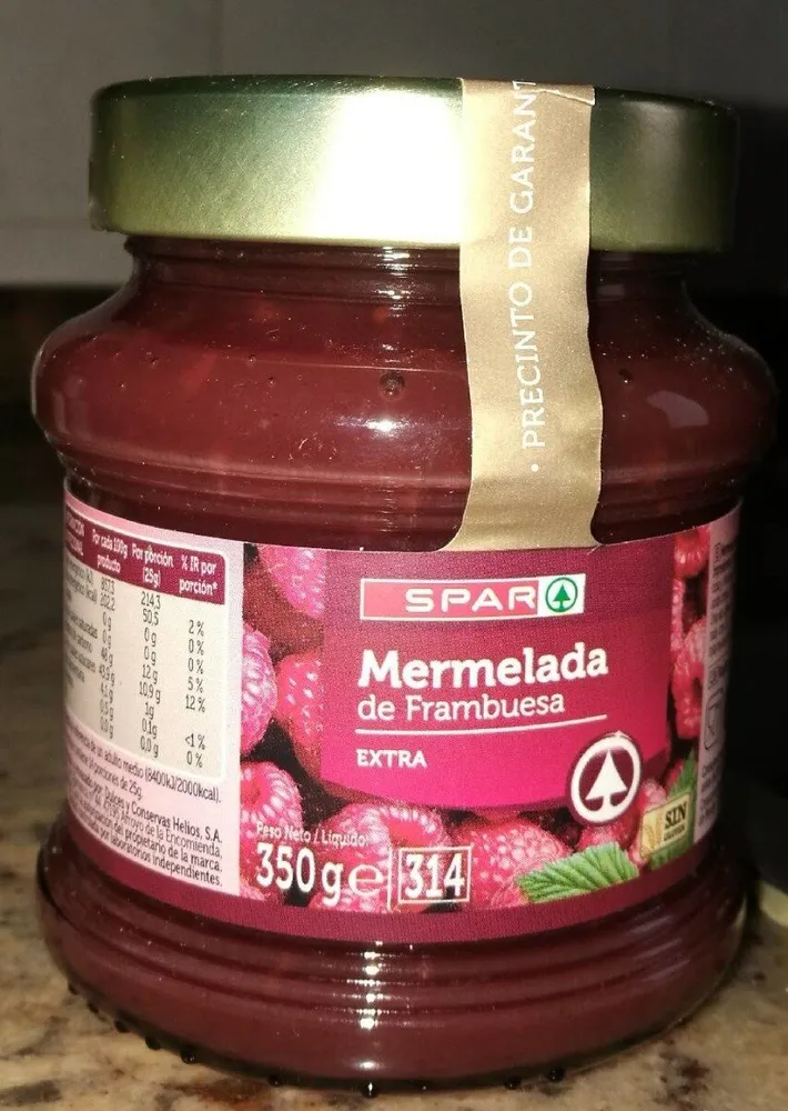 Mermelada de frambuesa extra