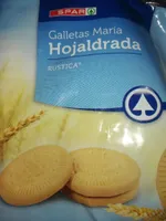 Galletas maría hojaldrada rústica