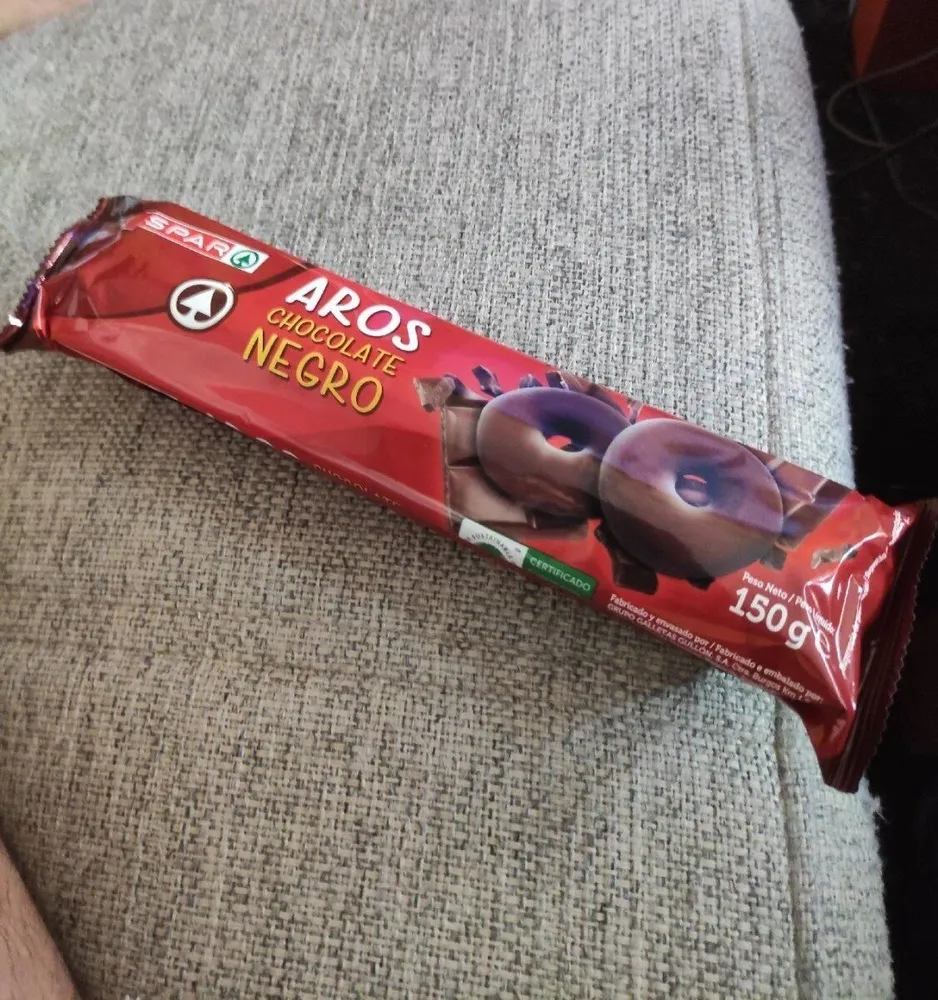 Aros chocolate negro