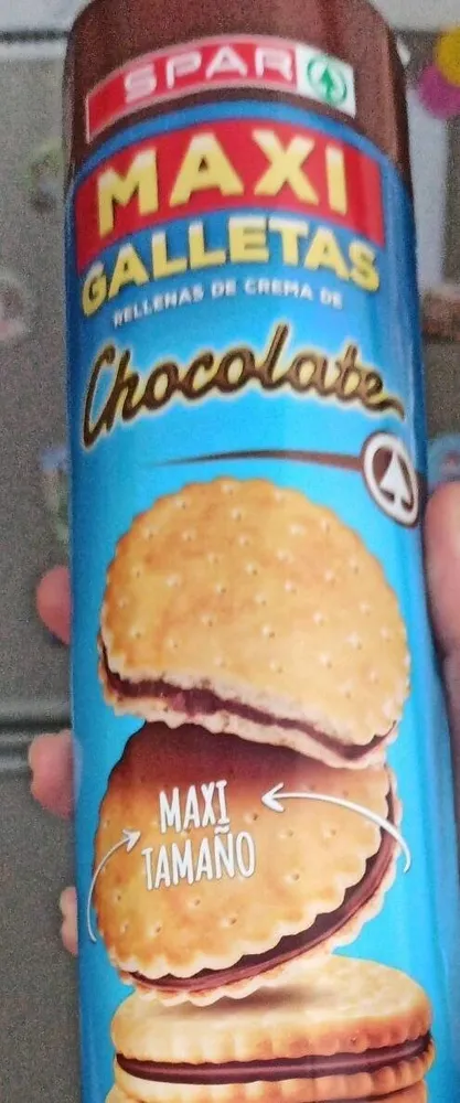 Maxi galletas rellenas de Chocolate