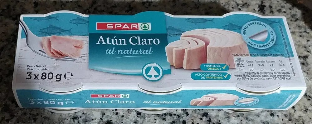 Atún claro al natural