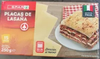 Placas de lasaña