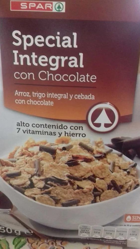 Special integral con chocolate
