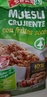 Muesli crujiente con frutos secos