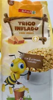 Trigo inflado con miel