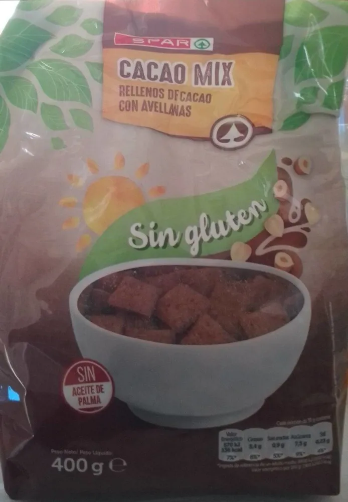 CACAO MIX RELLENOS DE CACAO Y AVELLANAS