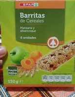 Barritas de cereales manzana y albaricoque