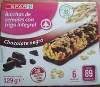 Barritas de cereales con trigo integral
