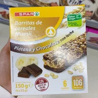 Barritas de cereales muesli