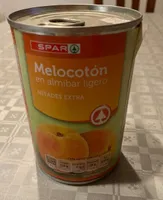 Melocoton en almíbar ligero