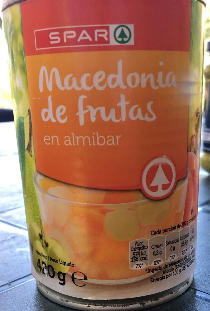 Macedonia de frutas