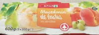 Macedoniade frutas en almíbar