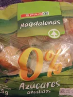 Magdalenas 0% azúcares