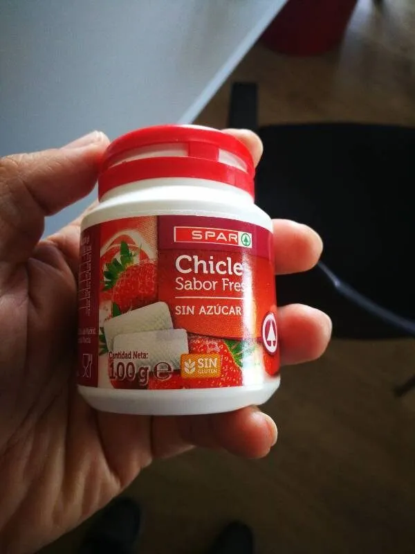 Chicles sabor fresa