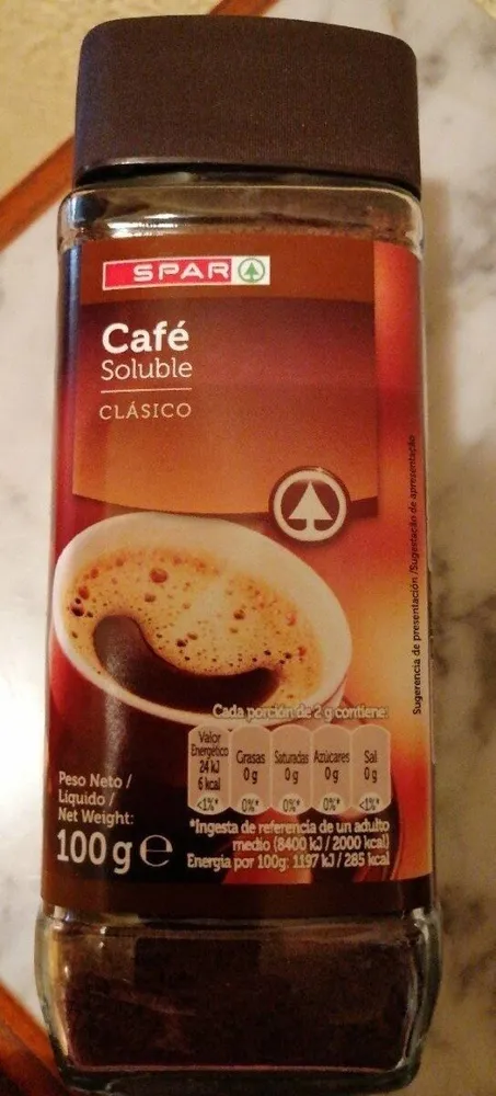 Cafe Spar Soluvel Natural