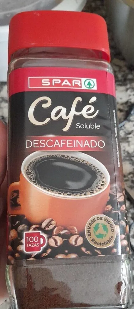 Café soluble descafeinado