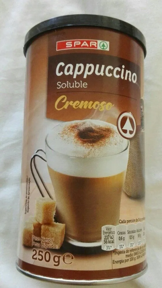 Cappuccino soluble cremoso