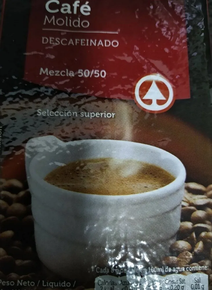 Café molido descafeinado