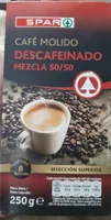 Café molido descafeinado mezcla
