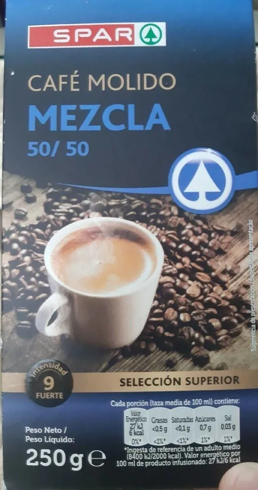 Café molido mezcla