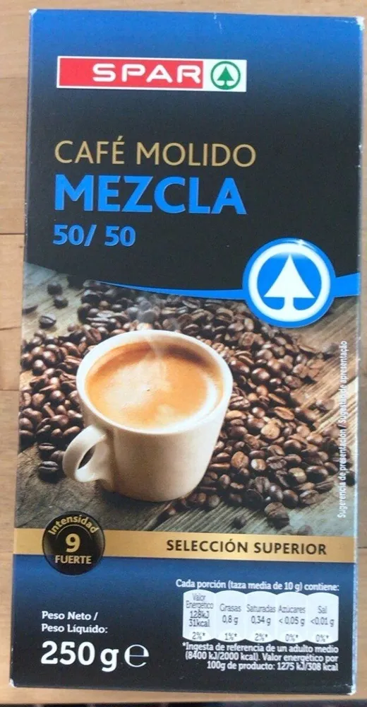 Café Molido Mezcla 50/50