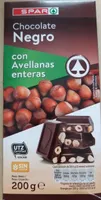 Chocolate negro con avellanas enteras