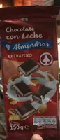 Chocolate con leche y almendras