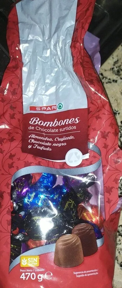 Bombones de chocolate surtidos