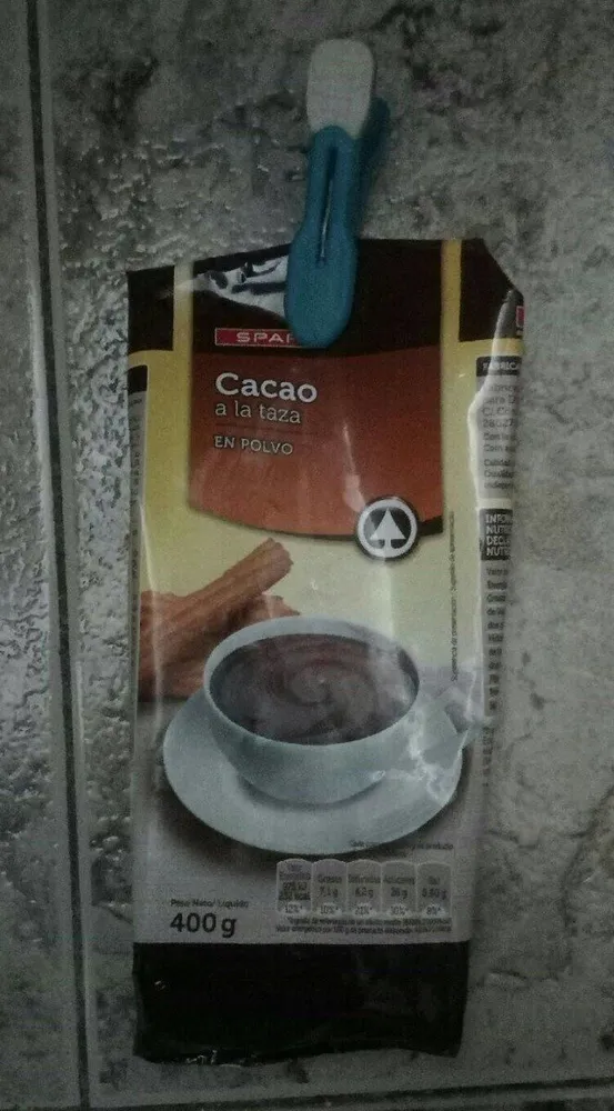 Cacao a la taza en polvo