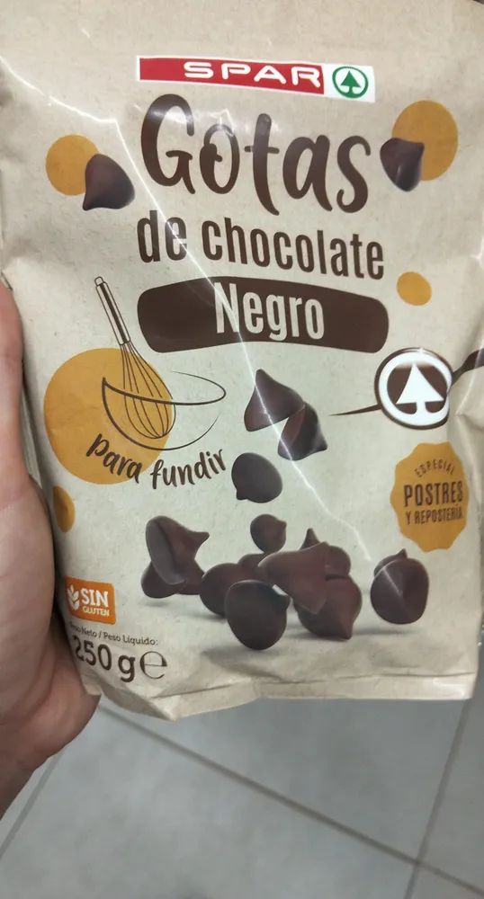 Gotas De Chocolate Negro