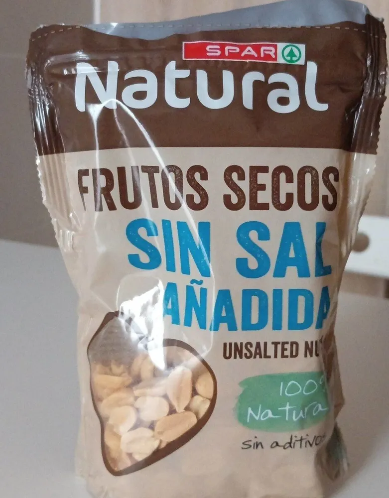 Frutos secos sin sal añadida