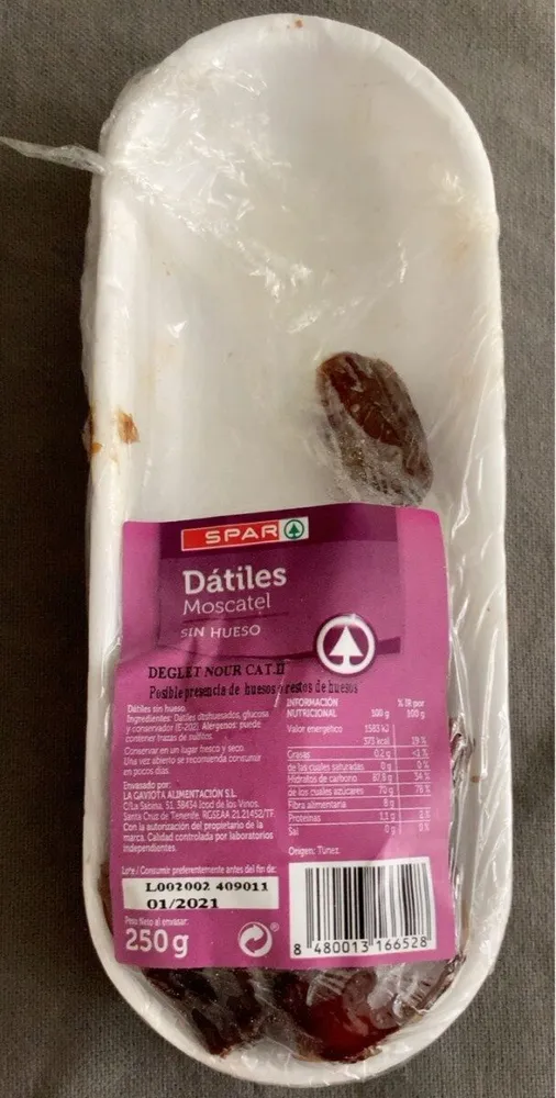Dátiles moscatel