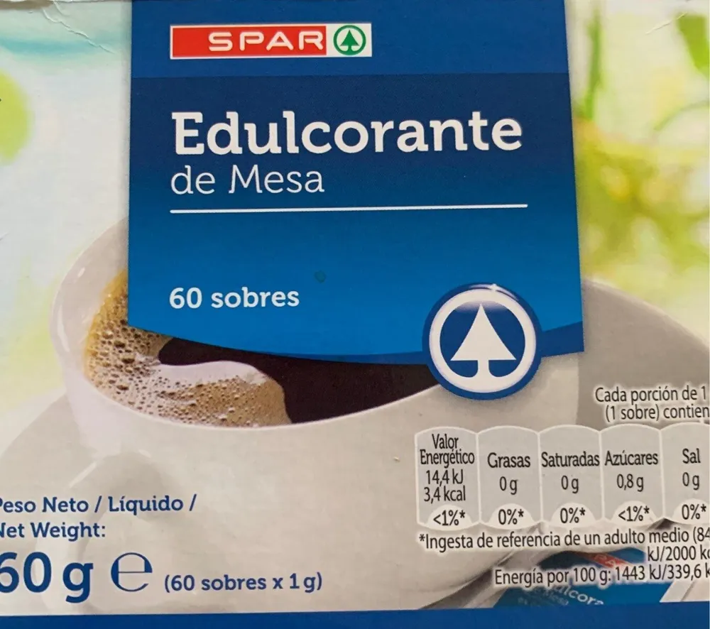 Edulcorante de mesa