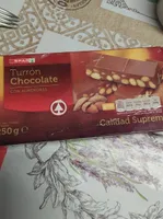 Turrón chocolate con almendras