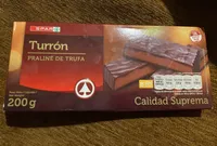 Turrón praliné de trufa