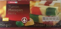 Turrón Mazapán Fruta