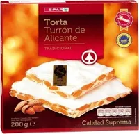 Torta Turrón de Alicante tradicional