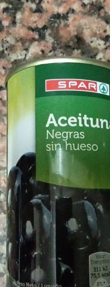 Aceitunas negras sin hueso