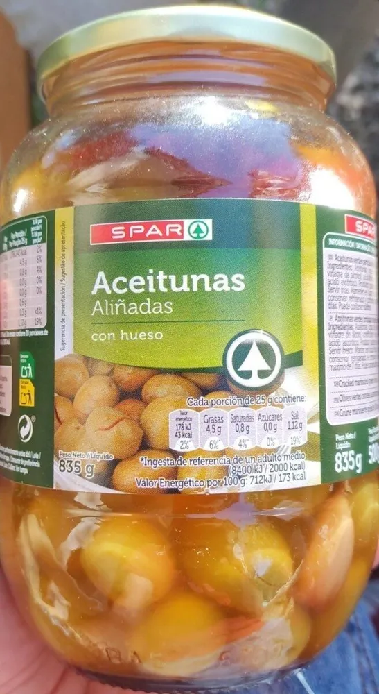 Aceitunas aliñadas